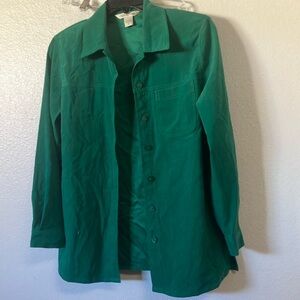 FINAL MARKDOWN Allison Daley ultra suede blouse 12